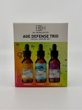 BH Dermcenter • Age Defense Trio • Vitamin C Retinol Set • NIB